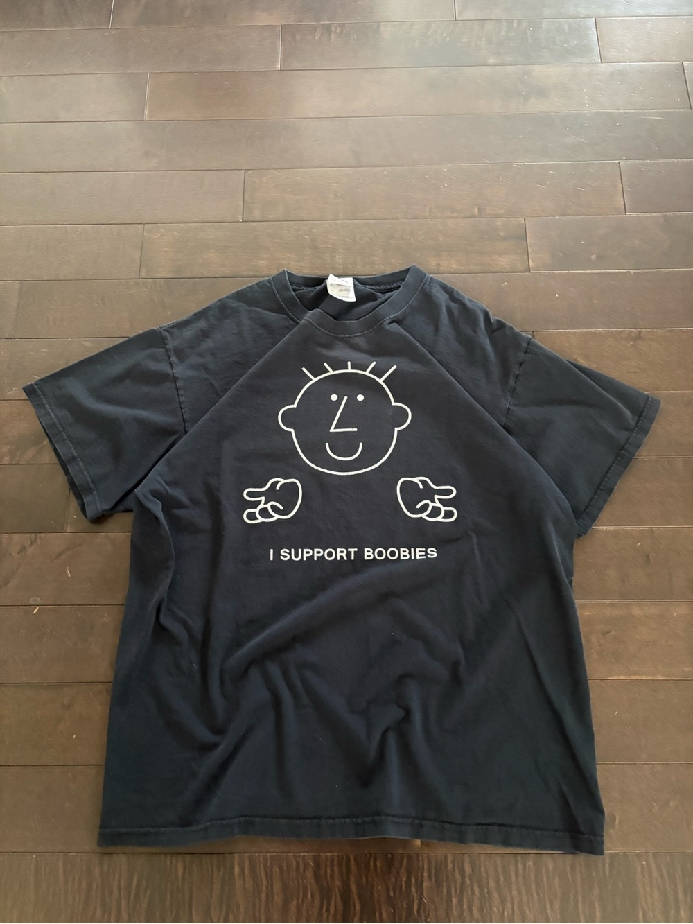 I support b00bies shirt Y2K